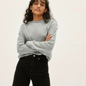 EVERLANE The Lightweight French Terry Crew Size S